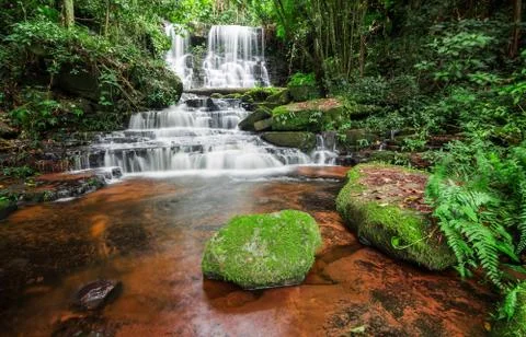 "Man dang" waterfall Stock Photos