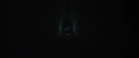 Man in a Dark Tunnel Stock Footage 127178748