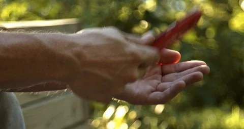 Man Dealing with Broken Smartphone Stock Footage 111687262