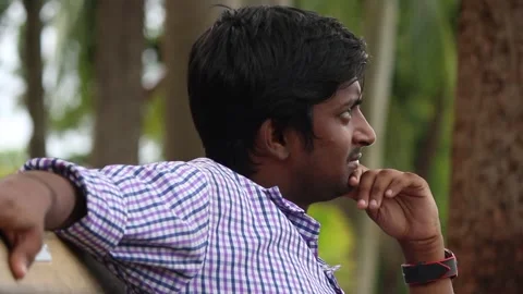 Man in deep thought | Thinking Stock Footage 272229161