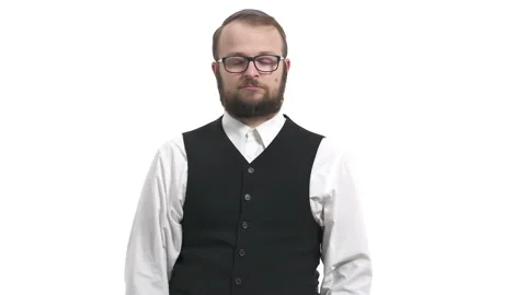 Man demonstrating regret emotion. Model touching his forehead. Human emotions, Stock Footage 130188435