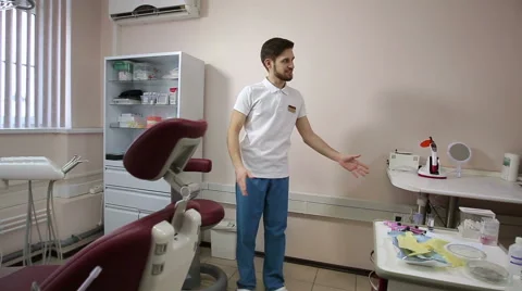Man at a dentist examination Video stock 61852009