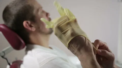 Man at a dentist examination Video stock 61852046