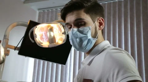 Man at a dentist examination Video stock 61852168