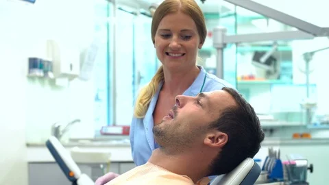 Man at dentist Stock-Footage 96105821