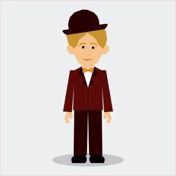 Man design over white  background vector illustration Stock Illustration