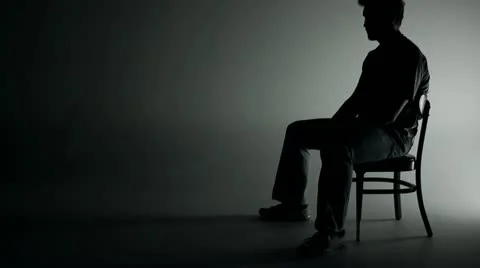 A Man in Despair Video stock 12461188