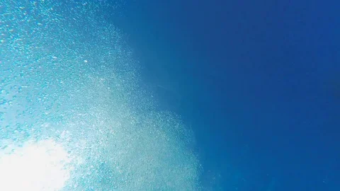 Man diving in swimming pool underwater view Stock Footage 80624949
