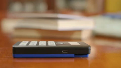 Man do contactless payment with smartphone in a store,digital cashless shopping Stock Footage 171191659