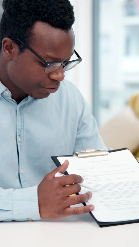 Man, documents and financial advisor in meeting in office for insurance policy, Stock Footage 332974993