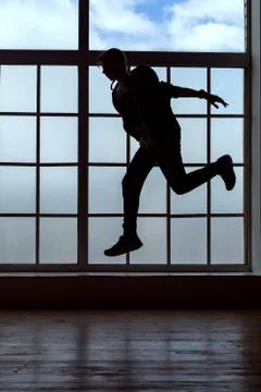 Man does the trick. Stock Photos