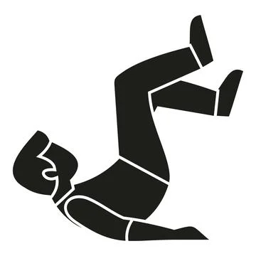 Man doing abdominal exercise pictogram workout silhouette Stock Illustration
