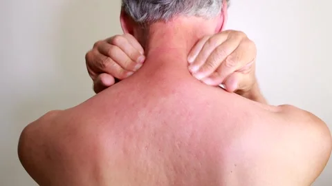Man doing Back Massage Stock Footage 263383662