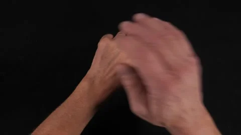 A man doing a coin toss for heads or tails Stock Footage 221513361