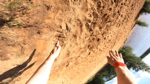 Man doing flips Video stock 100666324