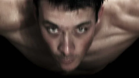 Push Ups Isolated Stock Video Footage | Royalty Free Push Ups Isolated