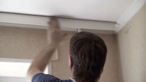 A man doing repairs Stock Footage 153835746