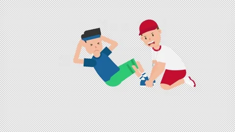 Man Doing Sit Ups Stock Footage 205062922