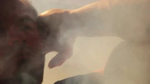 Man Doing Sit Ups Working Out Stock Footage 32398968