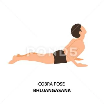 Cobra pose bhujangasana yoga yoga-poses yoga asana fitness exercise asana  world yoga day flat icon, png | PNGWing