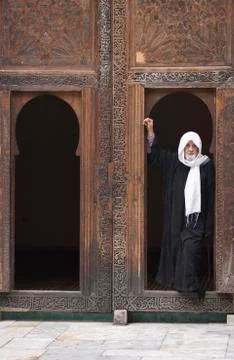 Man in doorway Stock Photos