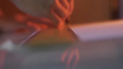 Man drawing in paper using ruler 動画素材 232237159