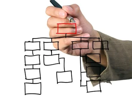 Man drawing . Stock Photos