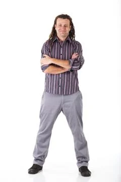 Man with dreadlocks Stock Photos