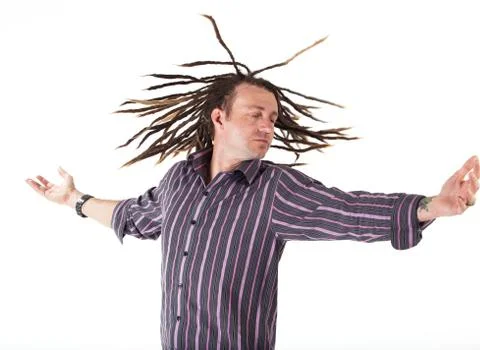 Man with dreadlocks Stock Photos