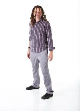 Man with dreadlocks Stock Photos