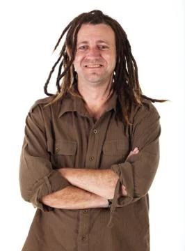 Man with dreadlocks Stock Photos