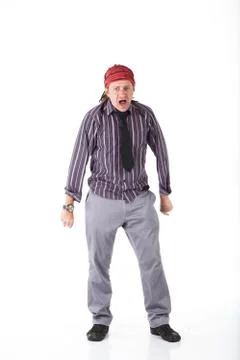 Man with dreadlocks Foto stock