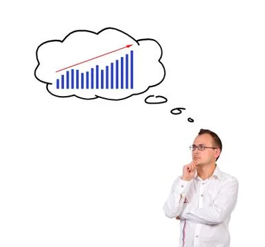 Man dreaming Stock Photos