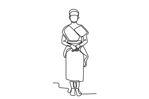 A man dressed for dancing Illustrazione stock