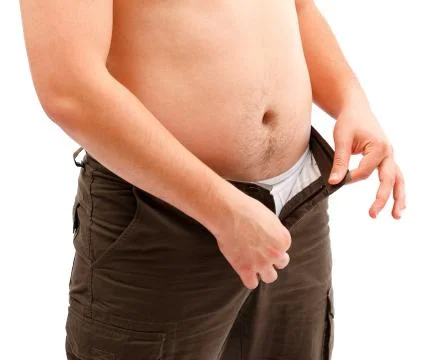 Man dressing or undressing Foto stock