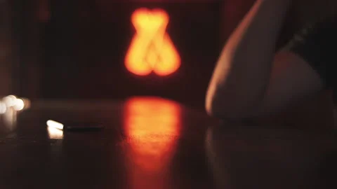 Man drink beer alone in a bar Stock Footage 239790353