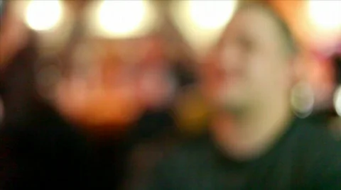 Man to drink beer Stock Footage