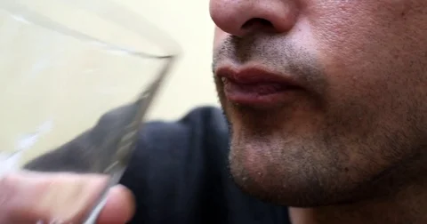 Man drinking beer. Stock Footage 79104637