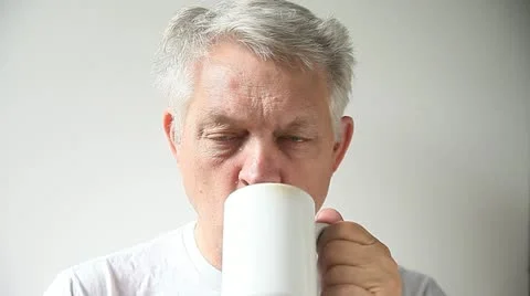 Man drinking coffee Stock Footage 11632584