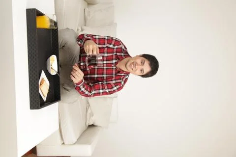Man drinking a coffee Фото