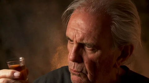 Man drinking Stock Footage 108479288