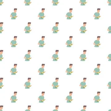 Man drinking pattern showing alcohol addiction concept Stock Illustration