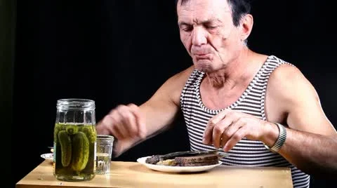 Man drinks Stock Footage 12233933