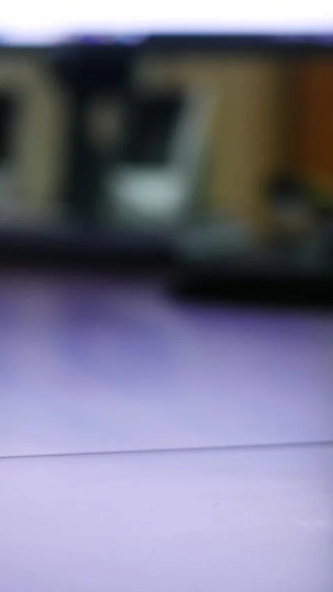 Man Drinks a Glass of Water While Working - Staying Hydrated Concept - Verti Stock-Footage 333706896