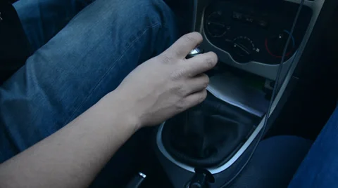 A man driving a car Stock Footage 39789357