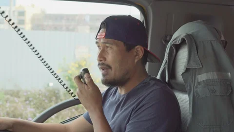 A man driving Stock Footage 129606555