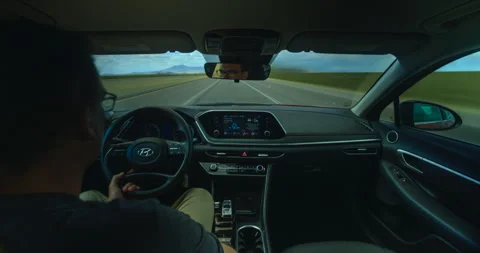 Man Driving on Interstate 25 Time Lapse Stock Footage 249609052