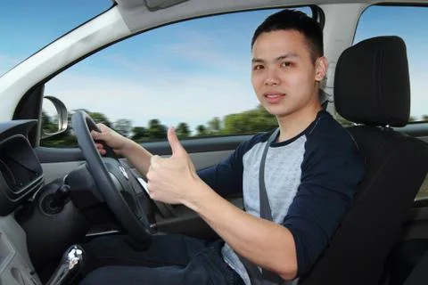 Man driving Stock Photos