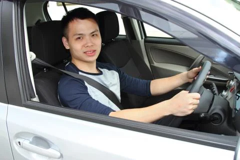 Man driving Stock Photos