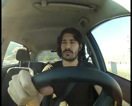 Man driving V1 - PAL Stock Footage 12458560